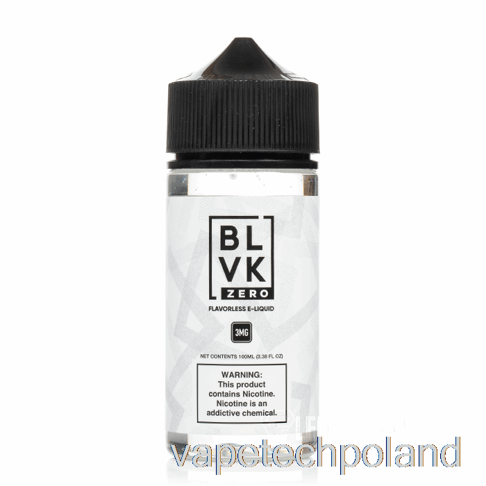 Vape Tech Polska Bez Smaku - Blvk - 100ml 3mg